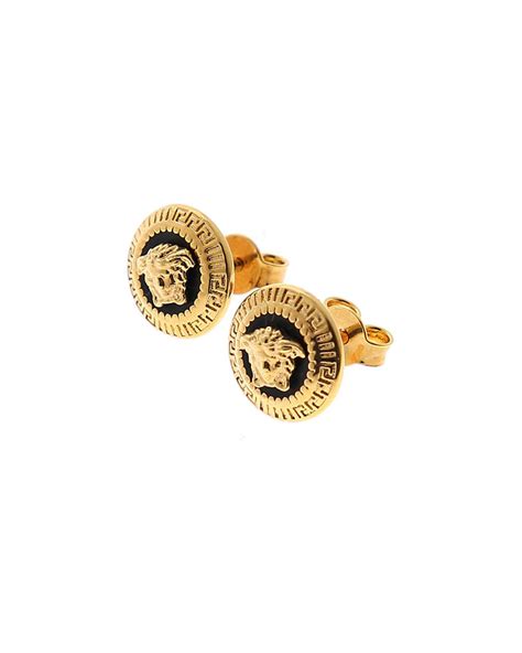 versace earring men round|men's versace ring.